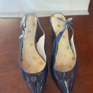 Brand New Boden Navy Blue Sling back Heel